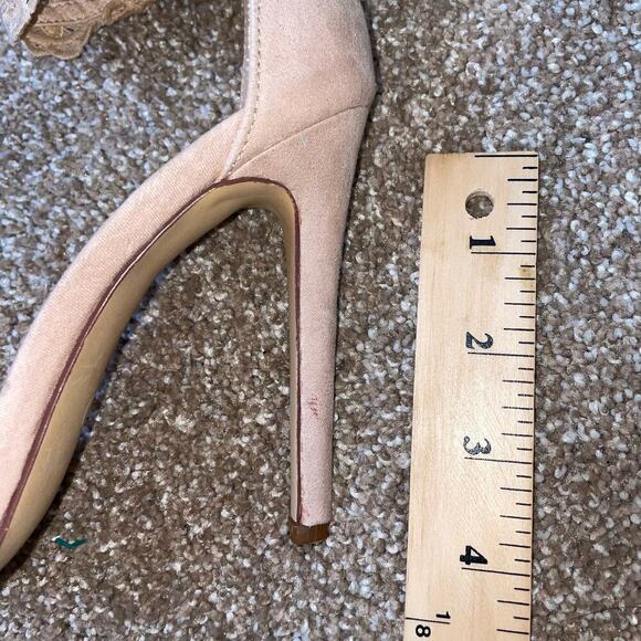 Liliana Stiletto Heel, Lace Ankle Strap, Lightly Cushioned Insole, Single Strap - Picture 2 of 9